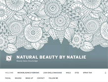 Tablet Screenshot of naturalbeautybynat.co.uk